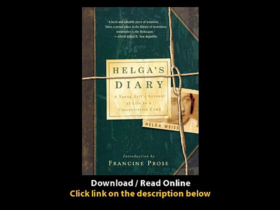 Download Helgas Diary By Helga Weiss PDF