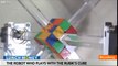 Don't Blink: Robot Solves Rubik's Cube in a Second