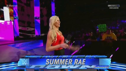 WWE Smackdon 09/04/15 The Miz, Damien Mizdow & Summer Rae Segment