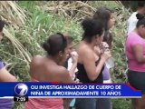 Autoridades investigan hallazgo de cuerpo de niña en Limón