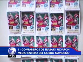 Once amigos se repartirán ₵700 millones tras pegar Gordo Navideño