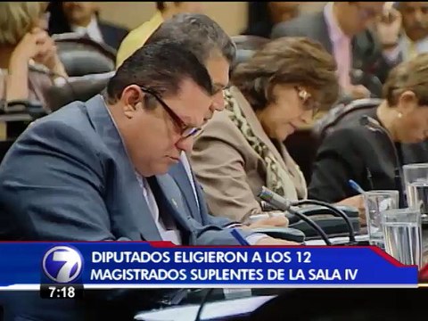 Finalmente son nombrados magistrados suplentes de la Sala Cuarta por parte de la Asamblea
