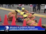Trabajadores compitieron en Campeonato de Brigadas contra emergencias