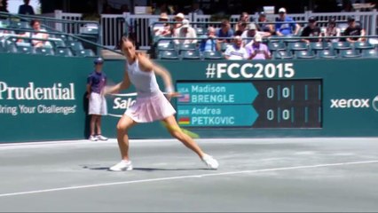 Charleston - Petkovic et Keys en quarts sans soucis