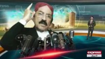 Qaim Ali Shah Escaped From Falling