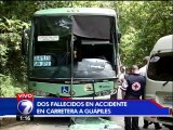 Accidente camino a Guápiles deja al menos dos personas fallecidas