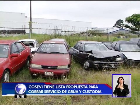 Cosevi propone cobrar a infractores servicios de grúa y custodia