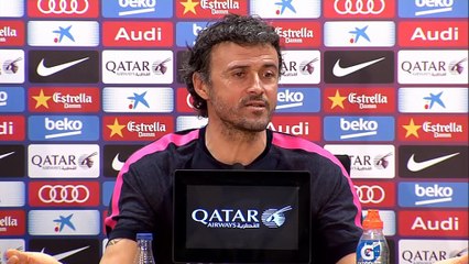 Luis Enrique: "Si yo pensara como su representante, Alves no jugaría"