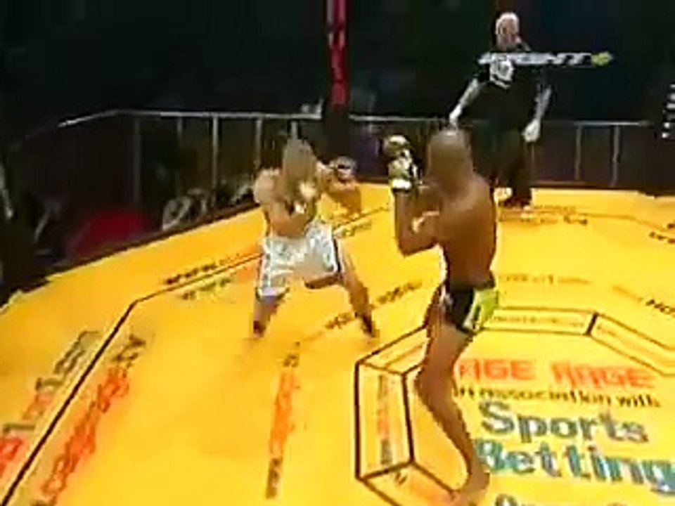 Anderson Silva Amazing reverse elbow Knockout