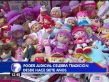 Funcionarios del Poder Judicial donaron regalos para 35 mil niños en riesgo social