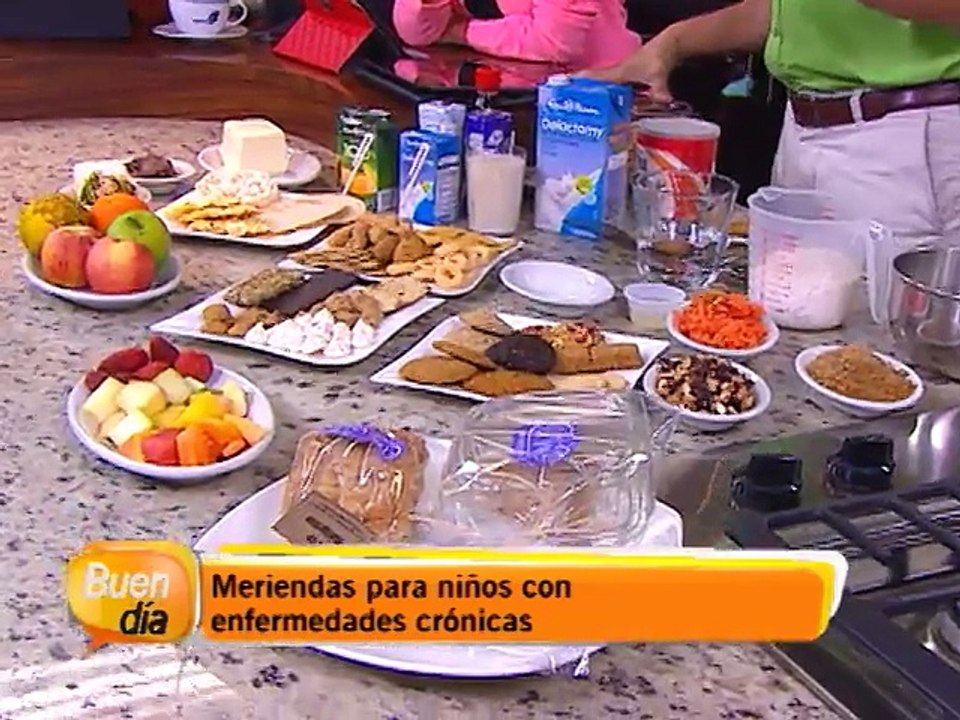 Meriendas para niños con enfermedades crónicas
