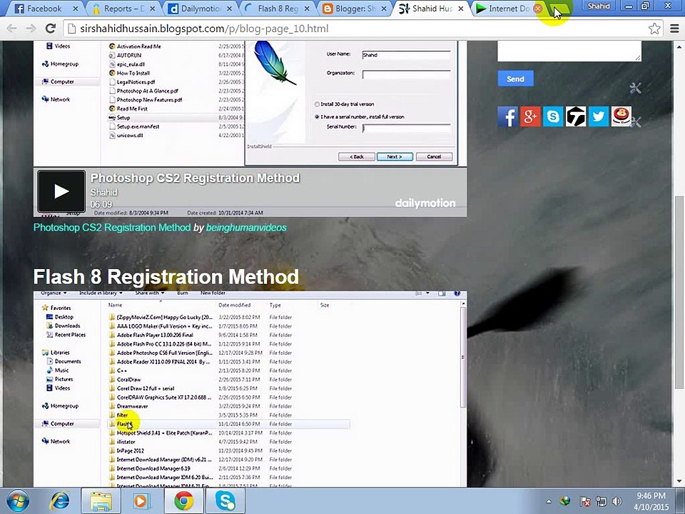 IDM Registration Method
