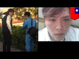 カメラは見た！バス運転手が学生を罵倒し殴打