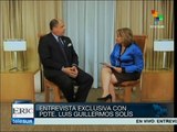 Solís: Hubo quien pensó que el cambio en Costa Rica era una amenaza