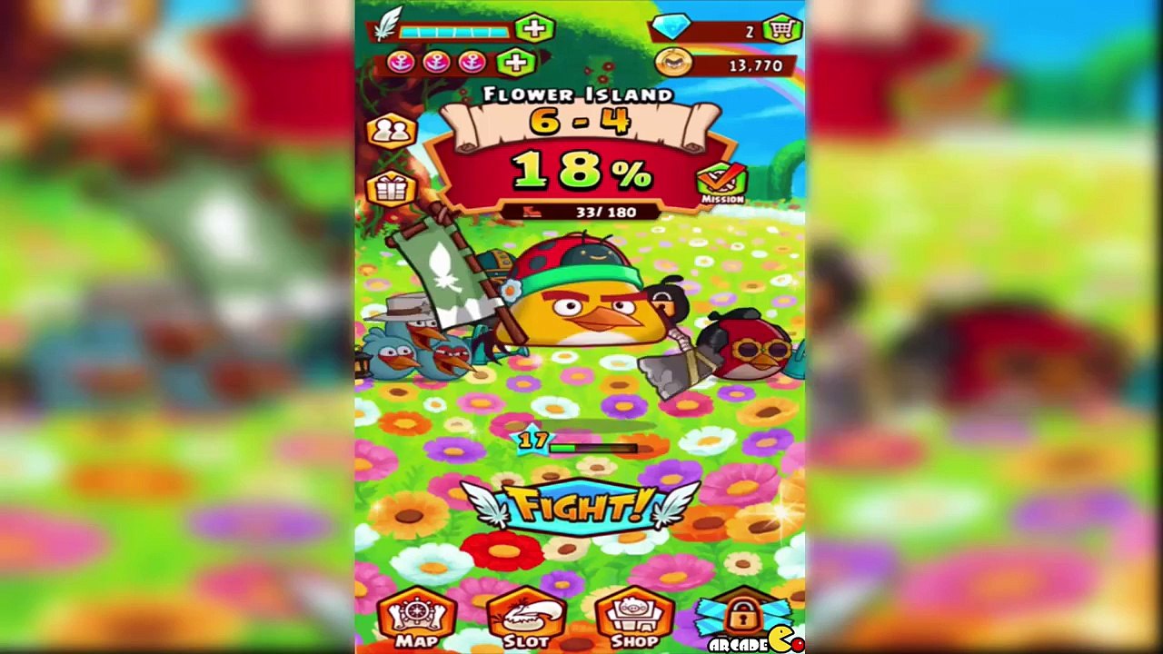 Angry Birds Fight! Battle With Stella Flower Island Gameplay Part 51