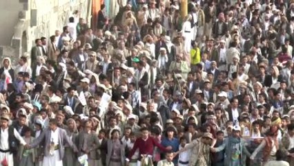 Yemen'de Husi Gösterisi