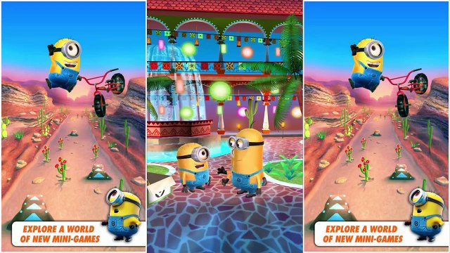 Despicable Me: Minion Rush April Fools Special Mission Eduardos House BMX Bike and Carl!