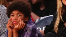 Heidi Klum's Son Falls Asleep in Courtside Seats at Lakers Game