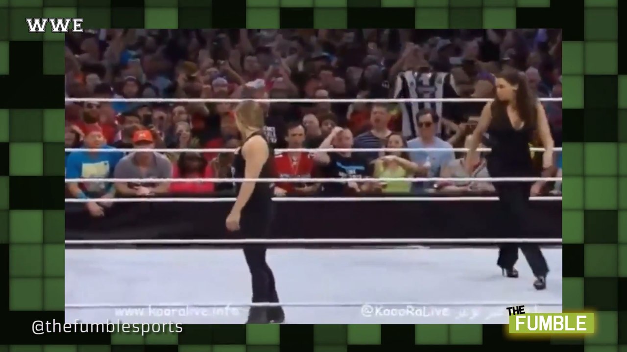 Ronda Rousey Makes Surprise Appearance at WrestleMania, Lays the Smack Down