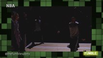 Tim Duncan Shows off His Awkward Dance Moves on Bench