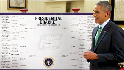 President Obama Makes His 2015 NCAA Tournament Picks