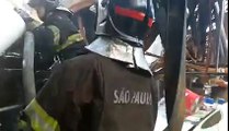 Incêndio no Alemoa - Santos