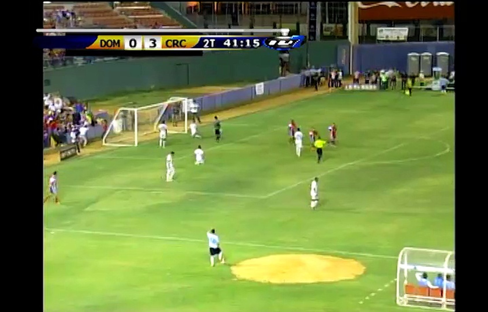 Gol: República Dominicana 0 - Costa Rica 4