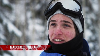 Marcus Kleveland Backcountry Snowboarding in Fresh Powder