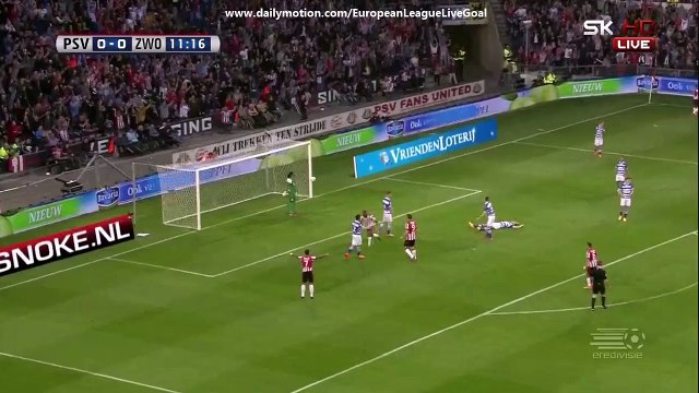 Georginio Wijnaldum 1:0 | PSV Eindhoven - PEC Zwolle 10.04.2015 HD
