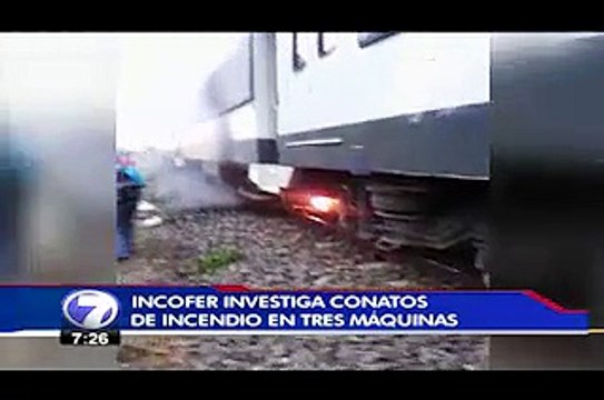 INCOFER investiga incendios en trenes a Cartago