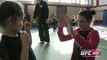 Fight Night Krakow: UFC Fighters Teach Kids MMA Techniques