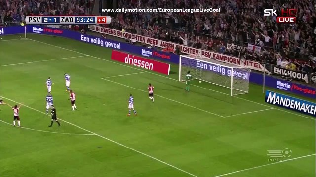 Luuk de Jong 3:1 Great Goal | PSV Eindhoven - PEC Zwolle 10.04.2015 HD