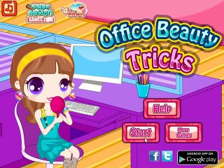 Office beauty tricks slacking game for girls