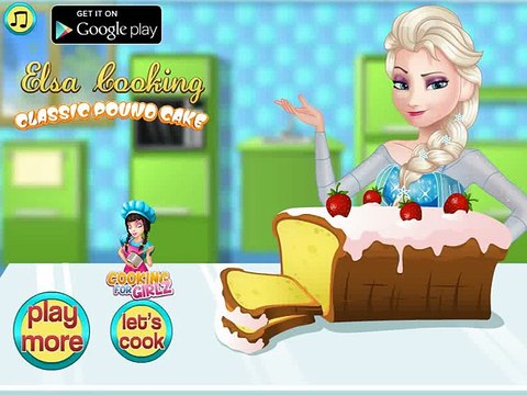 ▐ ╠╣Đ▐► Elsa cooking pound cake - Frozen princess Elsa pound cake baking game
