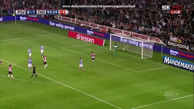 Luuk de Jong 3:1 Great Goal | PSV Eindhoven - PEC Zwolle 10.04.2015 HD