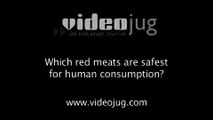 Which red meats are safest for human consumption?: Pesticides And Hormones