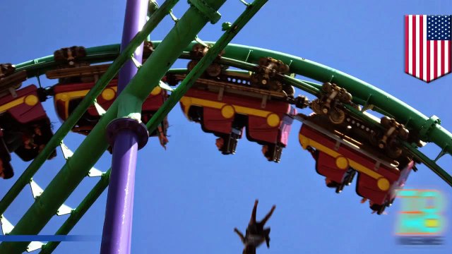 محبي الإثارة يخوضون أطول رحلة في قطار رعب بأميركا