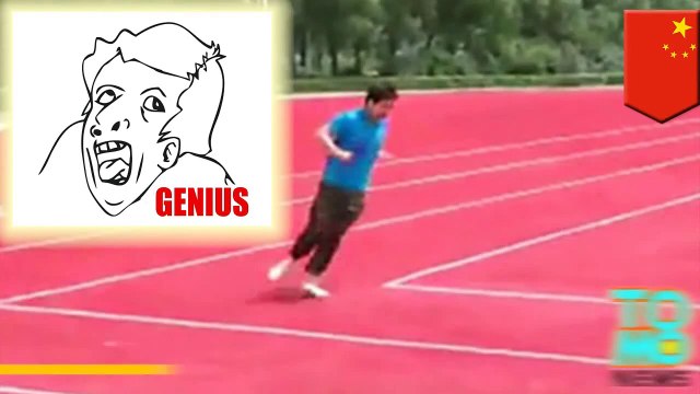 متعهد صيني يغير شكل خطوط مضمار السباق غلى زوايا حادة