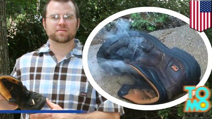 رجل يصعقه البرق وينجو بحياته