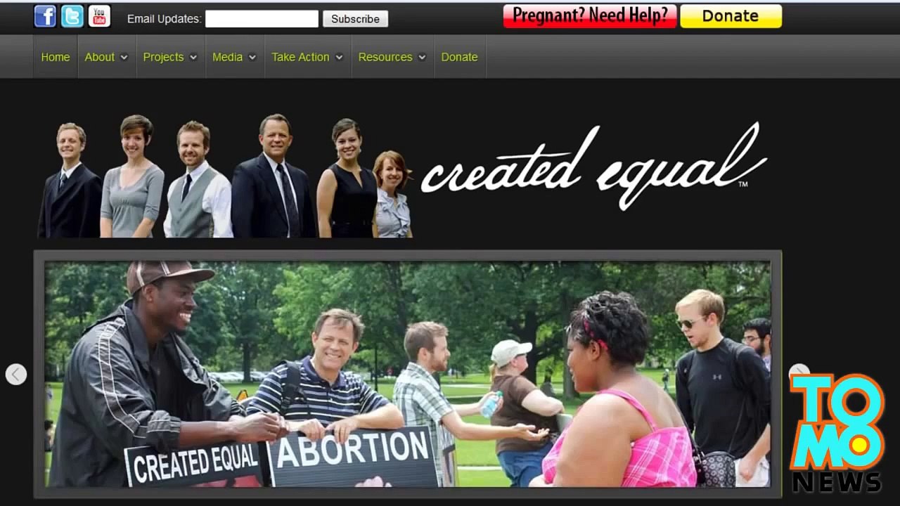 مناصري الحياة ضد مناصري حق الإختيار وفيديو مصور لفيكتوريا دوران سجلته كاميرا مراقبة