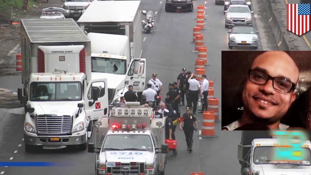 غطاء فتحة مجارير طائر يقتل سائق شاحنة في برونكس