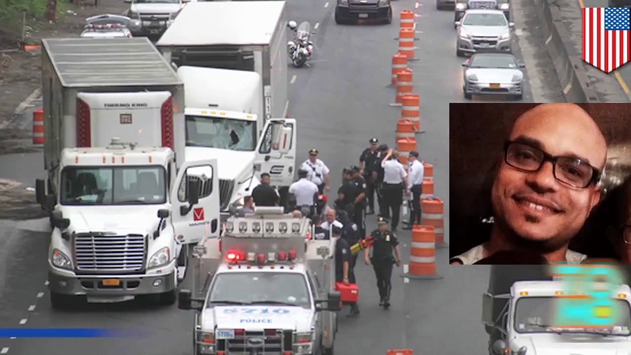 غطاء فتحة مجارير طائر يقتل سائق شاحنة في برونكس