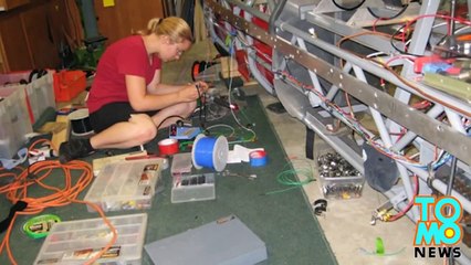 مهندسة تصنع دراجة نارية تصل سرعتها إلى 390 كيلومتر بالساعة