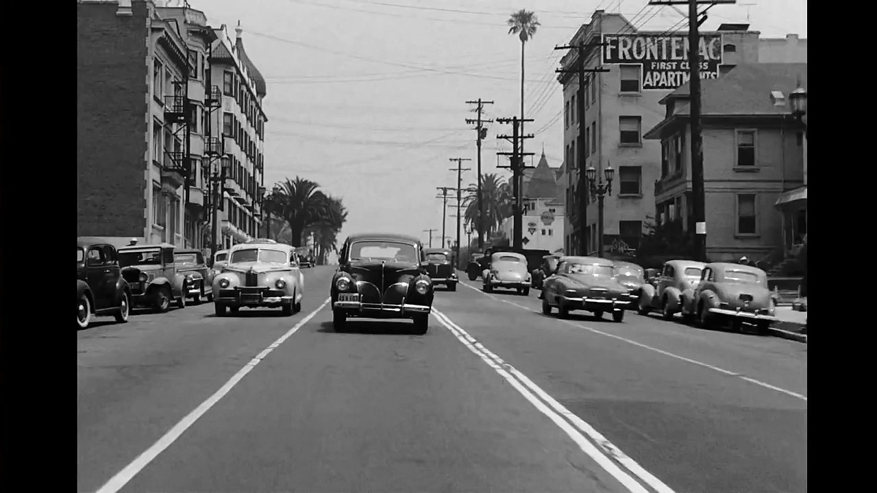 A Drive Through Bunker Hill and Downtown Los Angeles, ca. 1940s