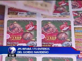 Junta de Protección Social rifará 175 enteros del Gordo Navideño