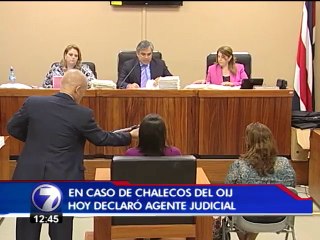 Agente judicial declara en caso de chalecos para el OIJ
