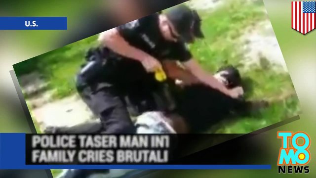 الشرطة تصعق رجلاً بشكل مبالغ فيه لإجباره على الخضوع للأوامر