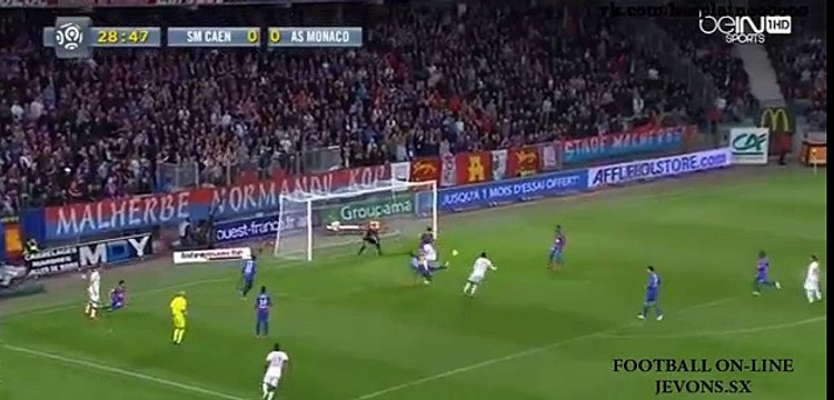 Anthony Martial goal - Caen ( 0-1 ) AS Monaco - 10.04.2015