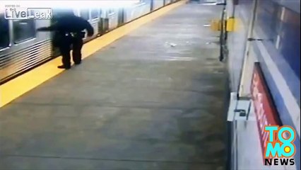 معركة على رصيف محطة قطار