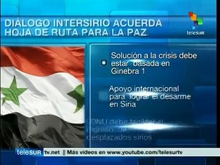 Puntos de la hoja de ruta definida para superar el conflicto sirio